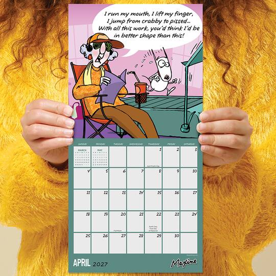 2027 Maxine Mini Calendar